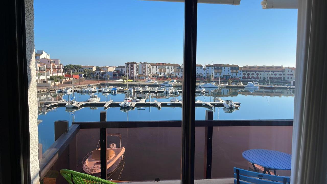 T2 Sur Marina Avec Vue Spectaculaire Apartman Le Barcarès Kültér fotó