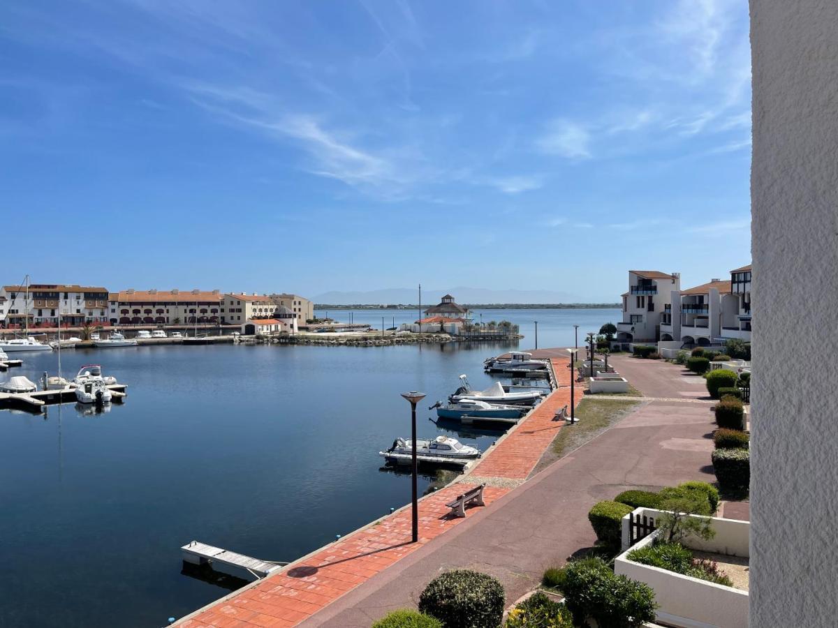 T2 Sur Marina Avec Vue Spectaculaire Apartman Le Barcarès Kültér fotó